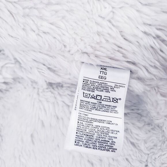 Old Navy Cozy Sherpa Lined Jean Denim Shacket XXL - Picture 11 of 12